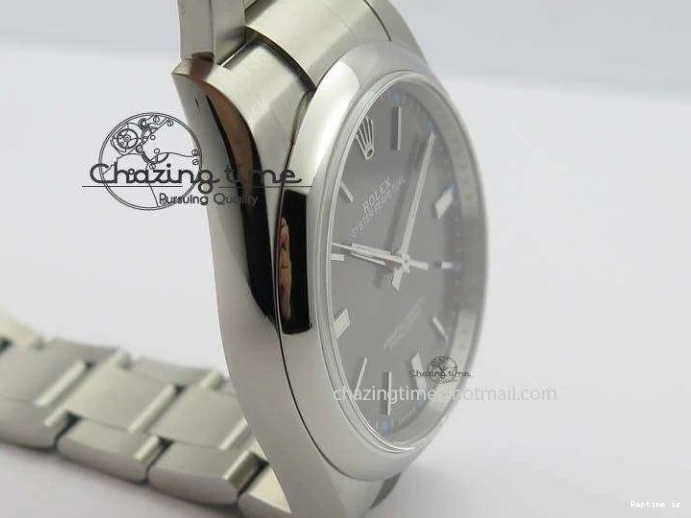 1219 Premium Oyster Perpetual 39mm 114300 JF 1:1 Best Edition Gray Dial On SS Bracelet SA 3795